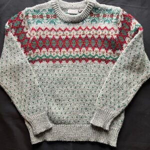 Vintage Oakbrook Fair Isle Sweater - 90s Style